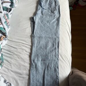 Athleta Light Blue Wide Leg Pants